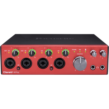 FOCUSRITE CLARETT-4PRE+ interface clarett + 4pre usb-c