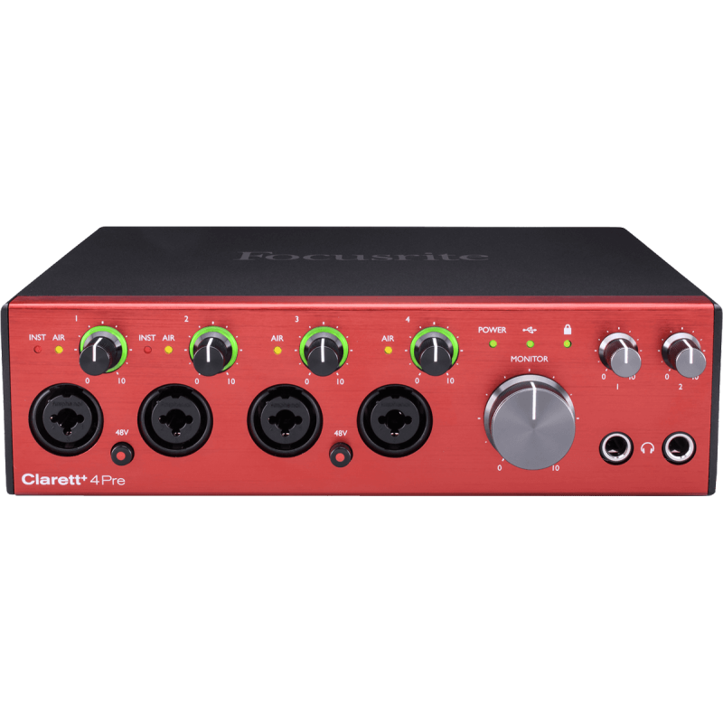 FOCUSRITE CLARETT-4PRE+ interface clarett + 4pre usb-c