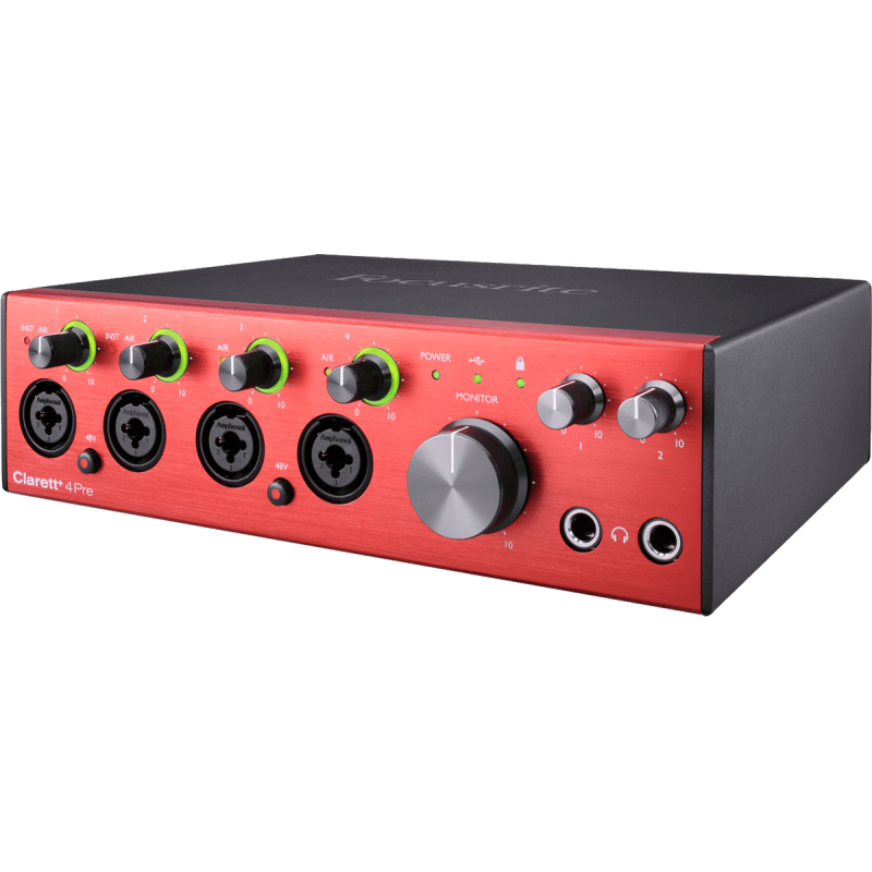 FOCUSRITE CLARETT-4PRE+ interface clarett + 4pre usb-c