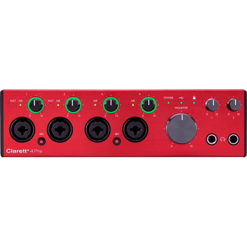 FOCUSRITE CLARETT-4PRE+ interface clarett + 4pre usb-c