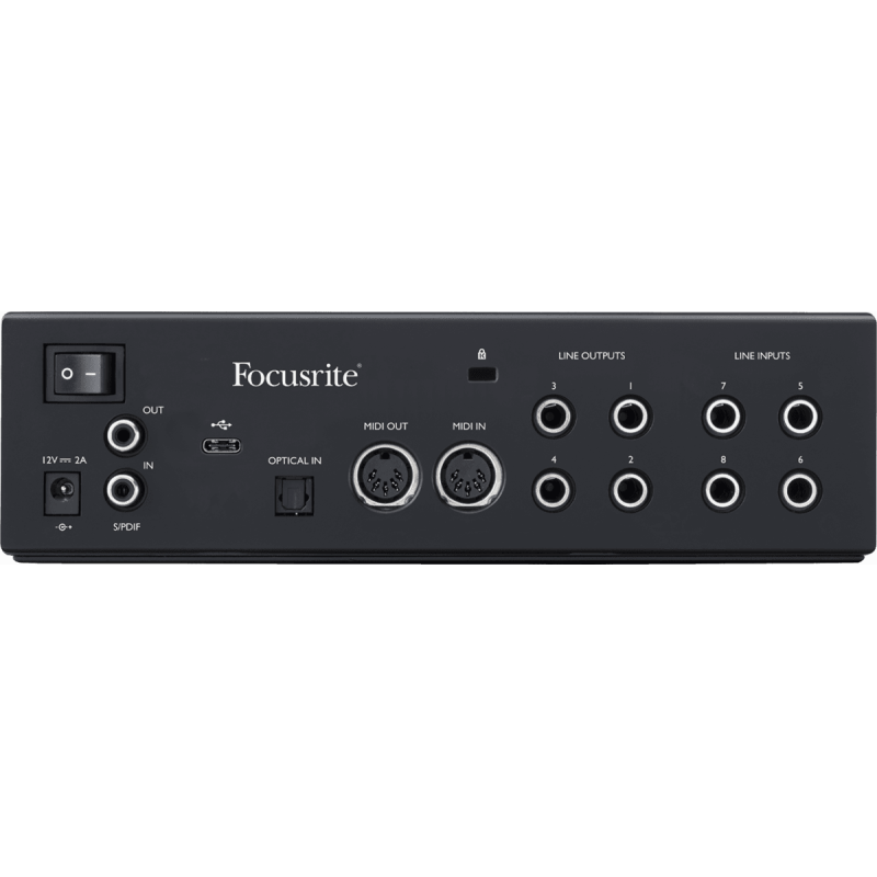 FOCUSRITE CLARETT-4PRE+ interface clarett + 4pre usb-c