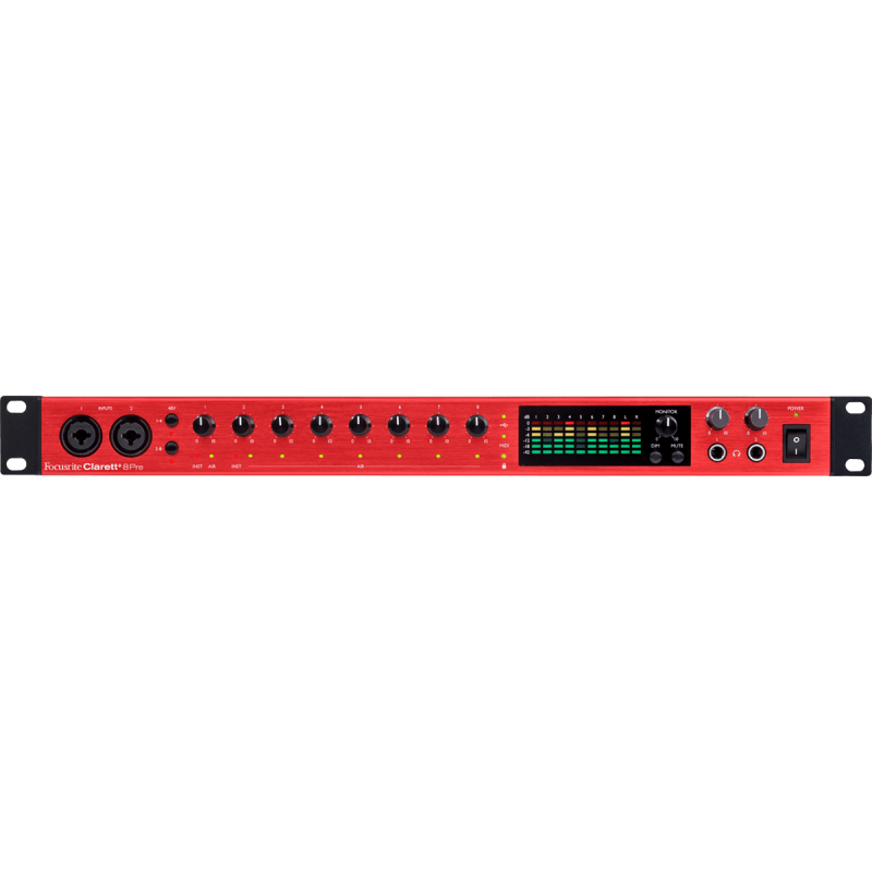 FOCUSRITE CLARETT-8PRE+ interface clarett + 8pre usb-c