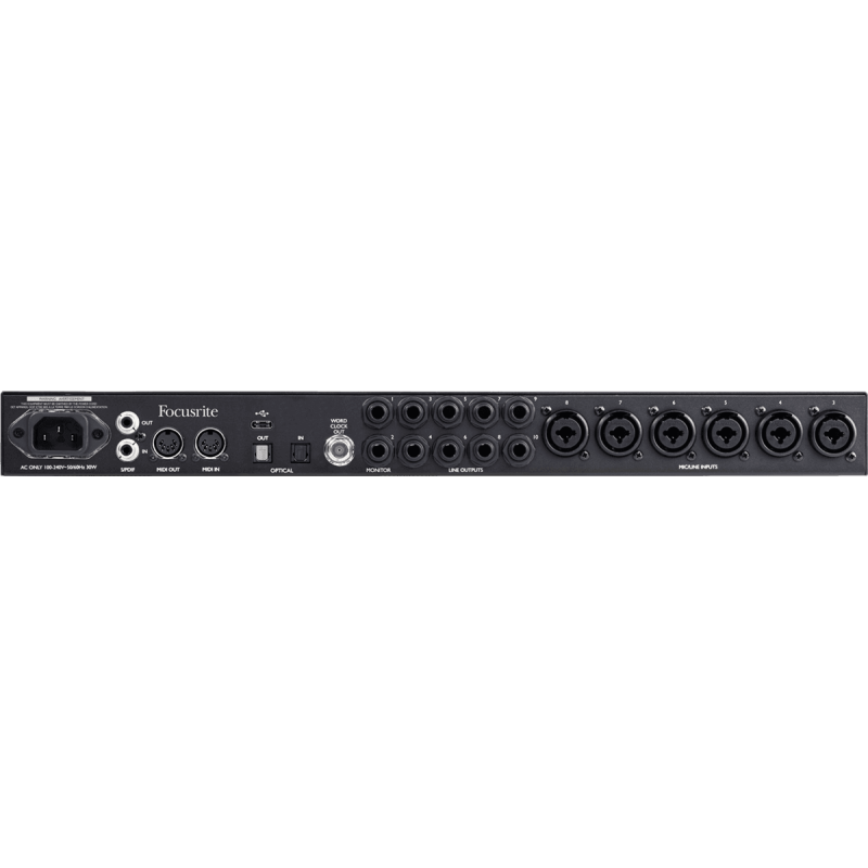 FOCUSRITE CLARETT-8PRE+ interface clarett + 8pre usb-c