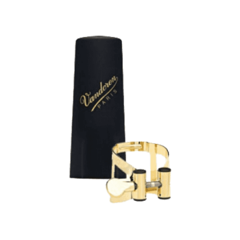 VANDOREN LC57DP ligature m/o dorée saxo alto + couvre-bec plastique