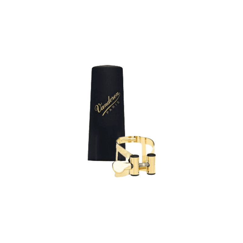 VANDOREN LC57DP ligature m/o dorée saxo alto + couvre-bec plastique