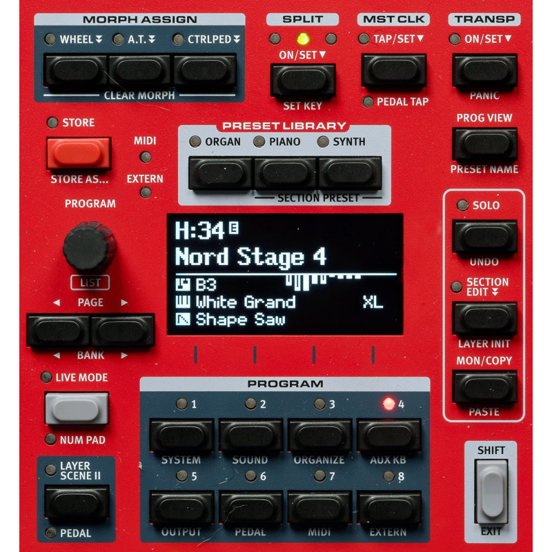 NORD STAGE 4-73 nord stage 4 73 notes toucher lourd