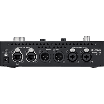 FOCUSRITE REDNET-X2P interface desktop dante 2x2