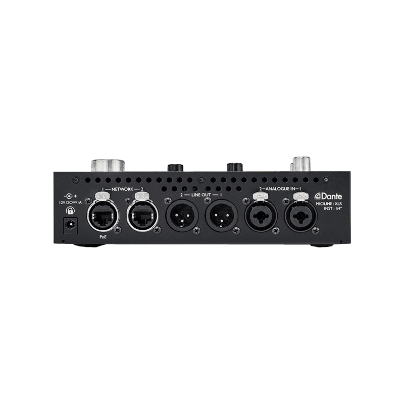 FOCUSRITE REDNET-X2P interface desktop dante 2x2