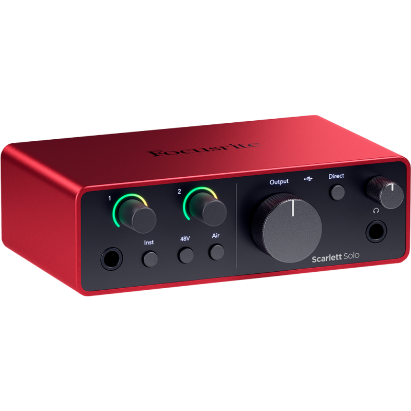 FOCUSRITE SCARLETT4-SOLO-STUDIO pack studio