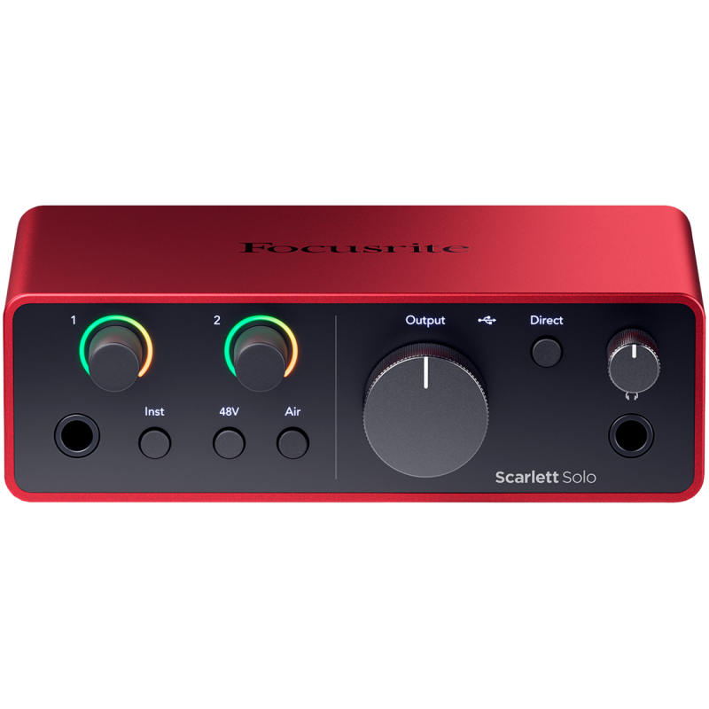 FOCUSRITE SCARLETT4-SOLO-STUDIO pack studio