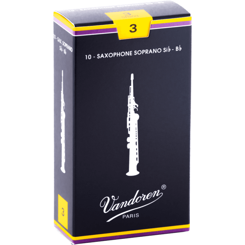 VANDOREN SR203 anches saxophone soprano traditionnelles force 3