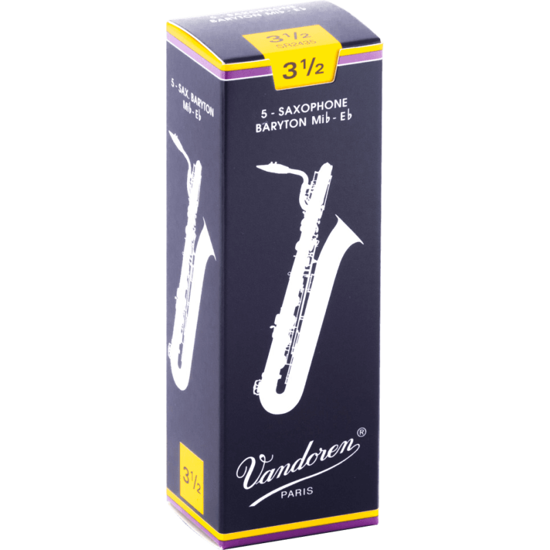 VANDOREN SR2435 anches saxophone baryton traditionnelles force 3,5