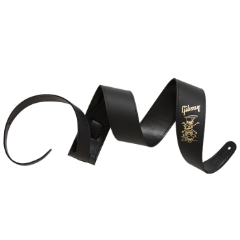 GIBSON ACCESSORIES AS-SLSH-GLD slash premium leather guitar strap gold guitar strap