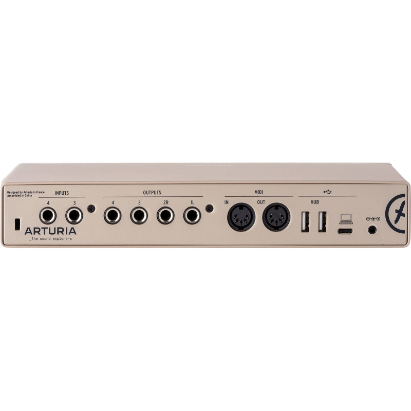 ARTURIA MINIFUSE4-CH interface audio usb 4 entrée minifuse champagne - édition limitée