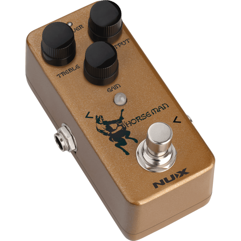 NUX HORSEMAN-OD pédale d'overdrive analogique horseman nod-1 gold/silver