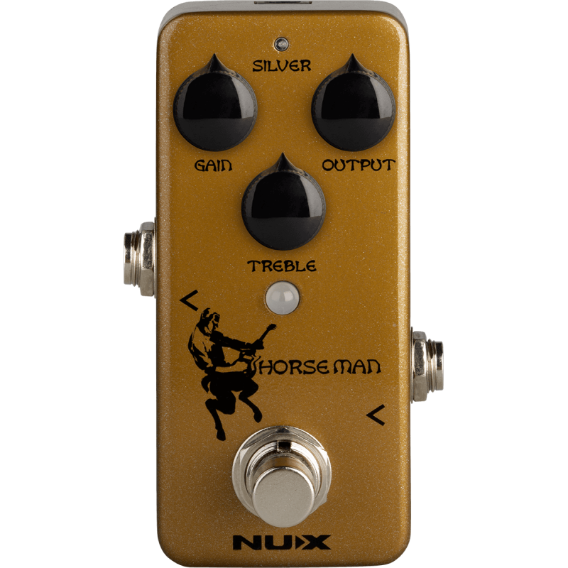 NUX HORSEMAN-OD pédale d'overdrive analogique horseman nod-1 gold/silver