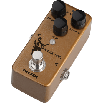 NUX HORSEMAN-OD pédale d'overdrive analogique horseman nod-1 gold/silver