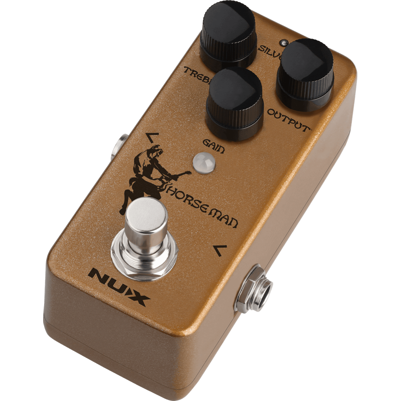 NUX HORSEMAN-OD pédale d'overdrive analogique horseman nod-1 gold/silver