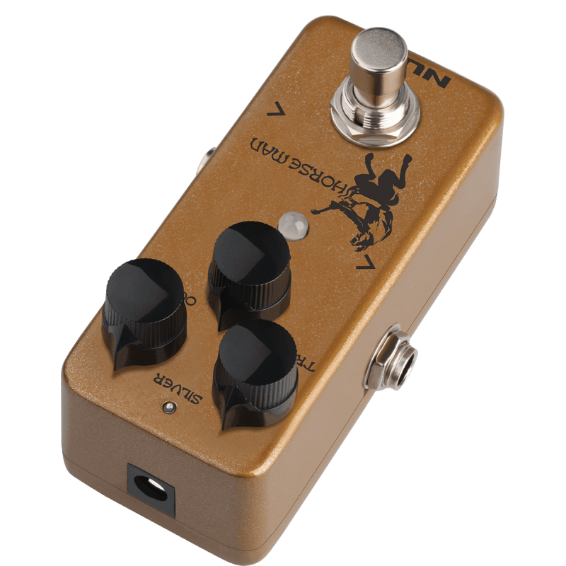 NUX HORSEMAN-OD pédale d'overdrive analogique horseman nod-1 gold/silver