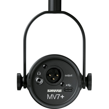 SHURE MV7+-K micro de podcast xlr & usb-c noir