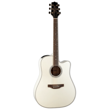 TAKAMINE GD37CE-PW guitare e/a gd37ce-pw pearl white