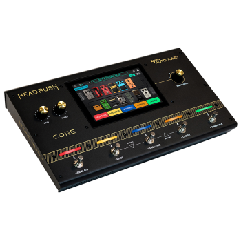 HEADRUSH CORE processeur guitare et voix 5 switches 7" tactile