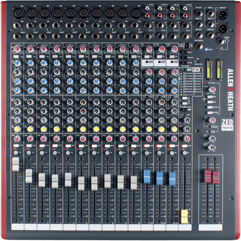 ALLEN & HEATH ZED-16FX table de mixage zed-16fx
