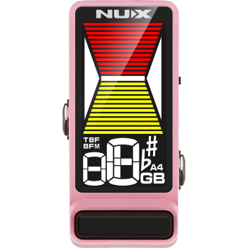 NUX FLOWTUNE2-PINK pédale accordeur guitare compact lcd couleur - rose