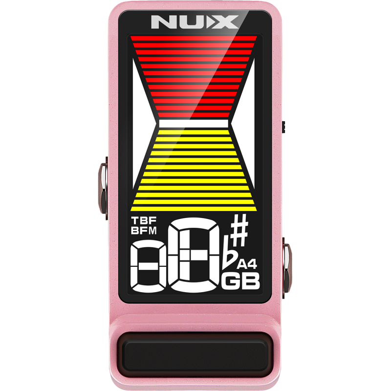 NUX FLOWTUNE2-PINK pédale accordeur guitare compact lcd couleur - rose
