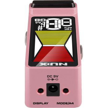 NUX FLOWTUNE2-PINK pédale accordeur guitare compact lcd couleur - rose