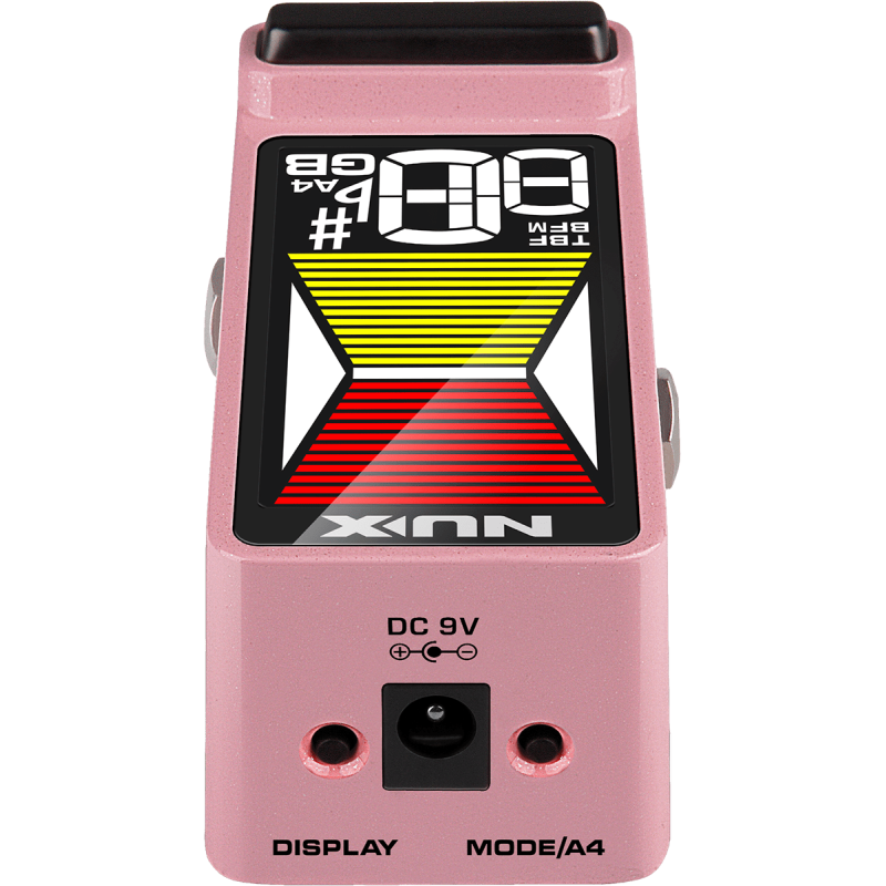 NUX FLOWTUNE2-PINK pédale accordeur guitare compact lcd couleur - rose