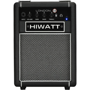HIWATT LONDON-12C-BLK ampli guitare combo transistors 12w 1x6,5" bluetooth noir
