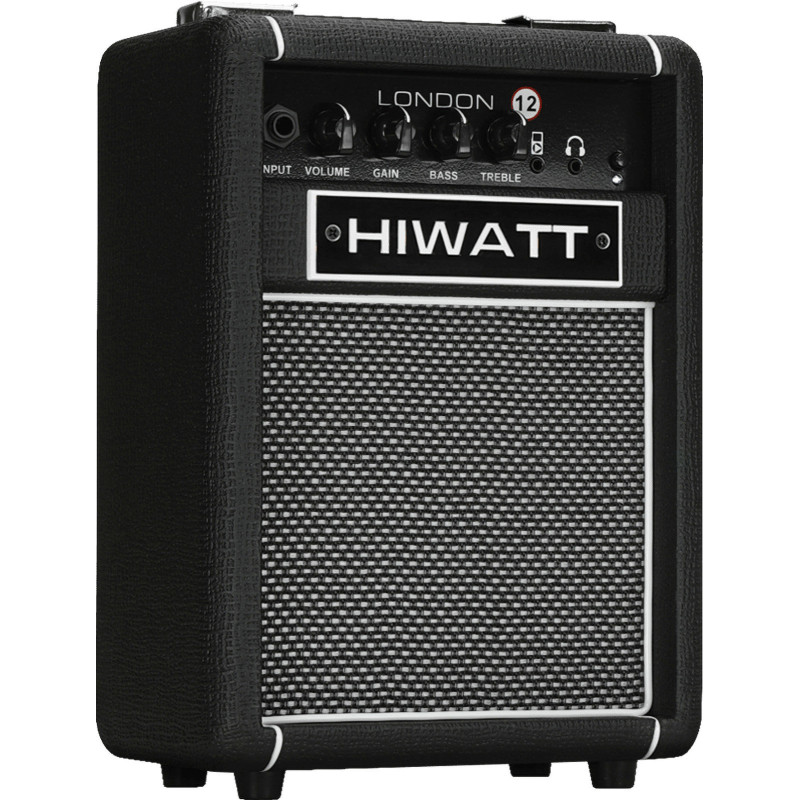 HIWATT LONDON-12C-BLK ampli guitare combo transistors 12w 1x6,5" bluetooth noir