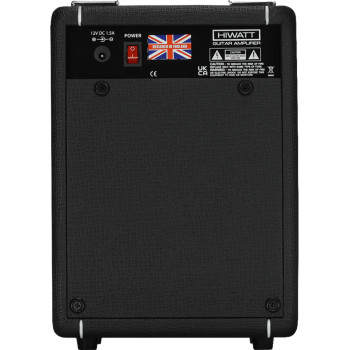 HIWATT LONDON-12C-BLK ampli guitare combo transistors 12w 1x6,5" bluetooth noir