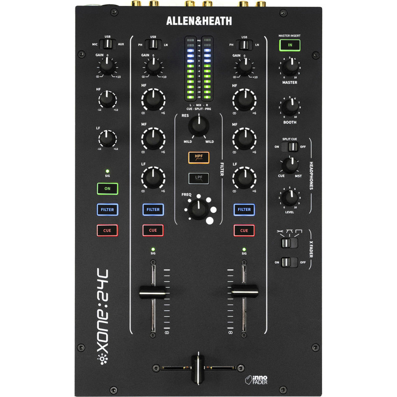 ALLEN & HEATH XONE-24C console de mixage dj 2+1 canaux interface usb-c