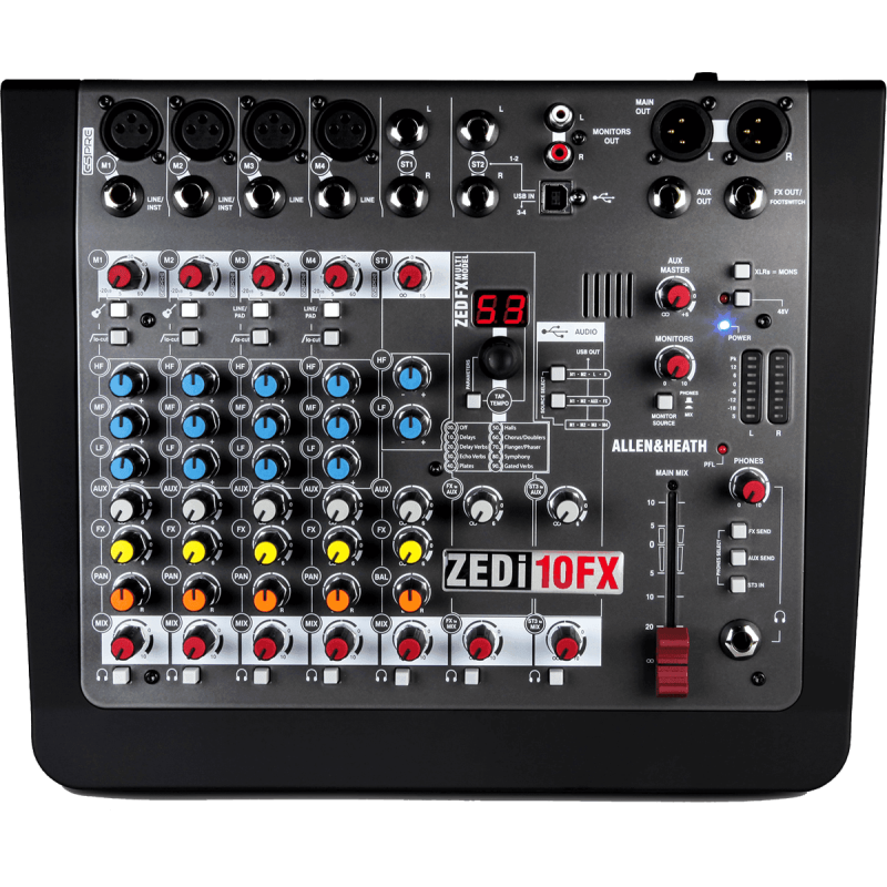 ALLEN & HEATH ZEDI-10FX table de mixage zedi-10fx