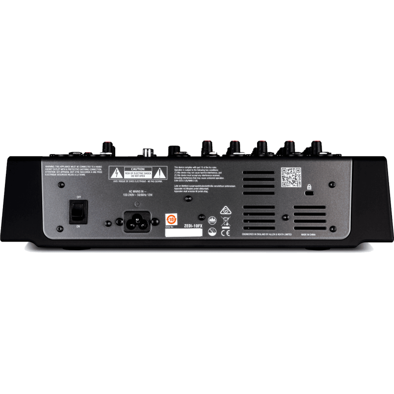ALLEN & HEATH ZEDI-10FX table de mixage zedi-10fx