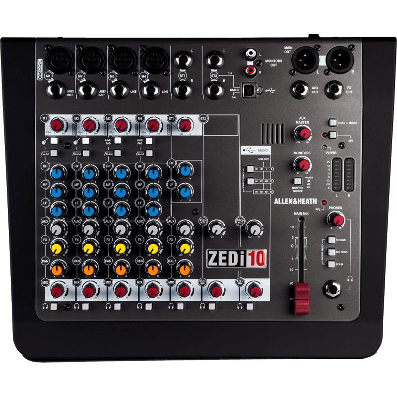 ALLEN & HEATH ZEDI-10 table de mixage zedi-10