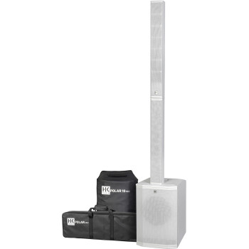HK AUDIO POLAR10-MK2-W système colonne amplifié bluetooth tws avec housses - blanc