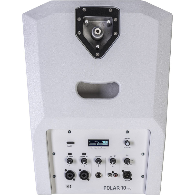 HK AUDIO POLAR10-MK2-W système colonne amplifié bluetooth tws avec housses - blanc