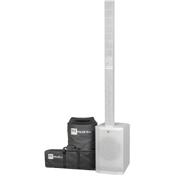 HK AUDIO POLAR12-MK2-W système colonne amplifié bluetooth tws avec housses - blanc