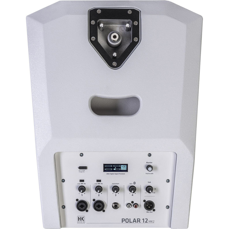 HK AUDIO POLAR12-MK2-W système colonne amplifié bluetooth tws avec housses - blanc