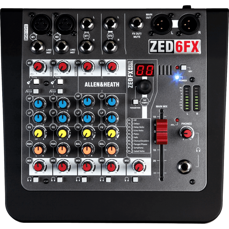 ALLEN & HEATH ZED-6FX table de mixage zed-6fx
