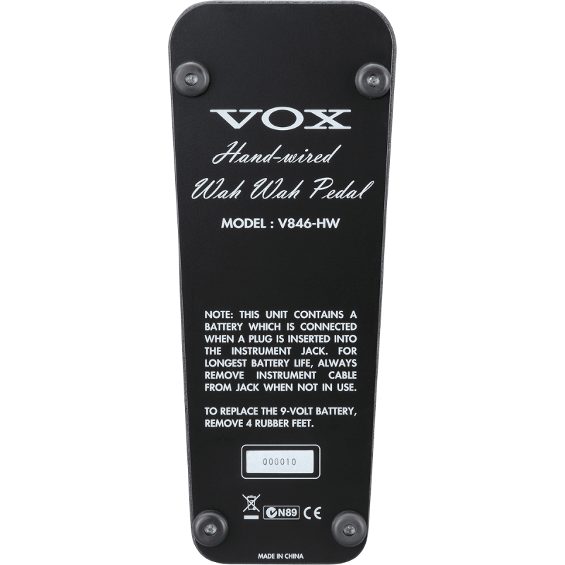 VOX WAH-V846-HW wah v846 hand wired