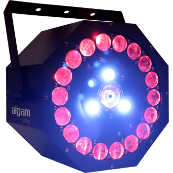 ALGAM LIGHTING SUNFLOWER combo 3-en-1 soleil stroboscope laser