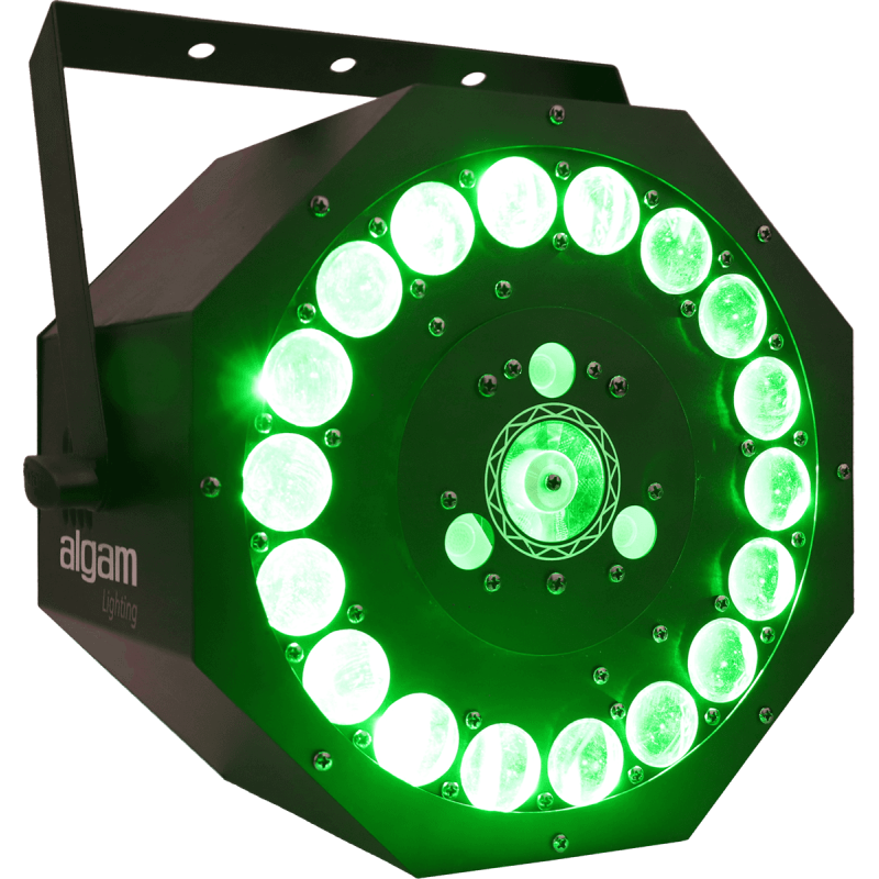 ALGAM LIGHTING SUNFLOWER combo 3-en-1 soleil stroboscope laser