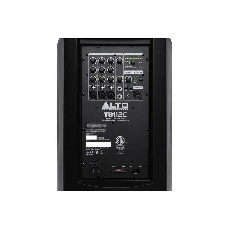 ALTO PROFESSIONAL TS112C système colonne amplifié 1200w 5 canaux bt tws