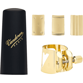 VANDOREN LC06P ligature optimum saxo soprano + couvre-bec plastique
