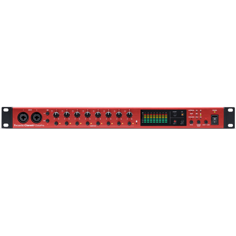 FOCUSRITE CLARETT-OCTOPRE+ préampli micro 8 canaux
