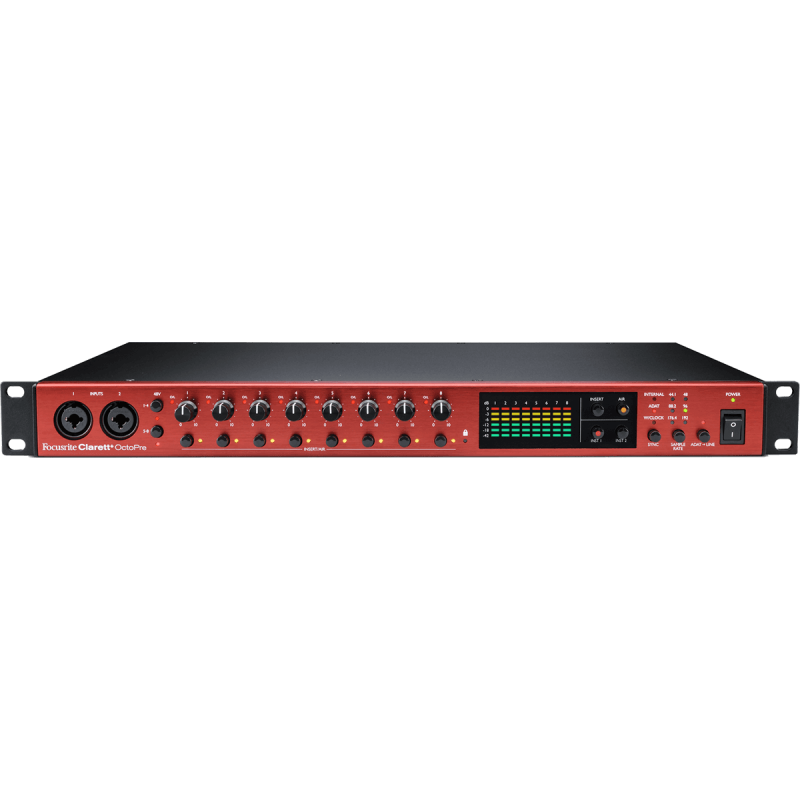 FOCUSRITE CLARETT-OCTOPRE+ préampli micro 8 canaux